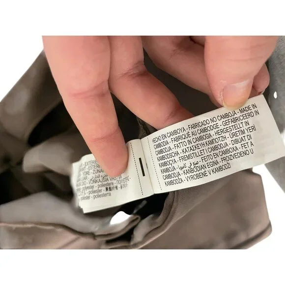 Zara Womens High-Waist Satin Trouser Large Chocolate Brown Wide Leg 1255/528 NWD - Picture 12 of 16